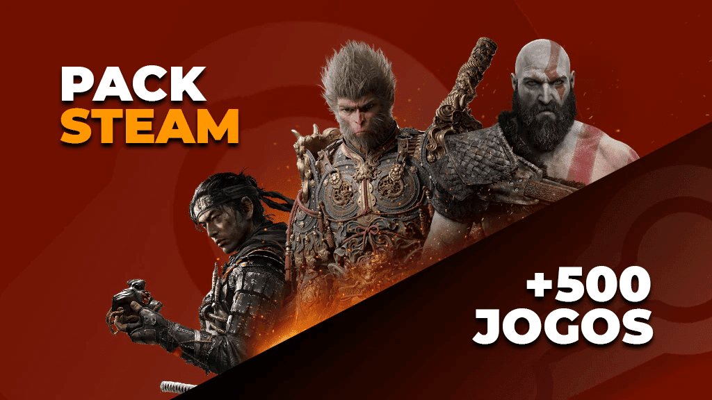 PACK STEAM +500 JOGOS STEAM - ACESSO VITALICIO