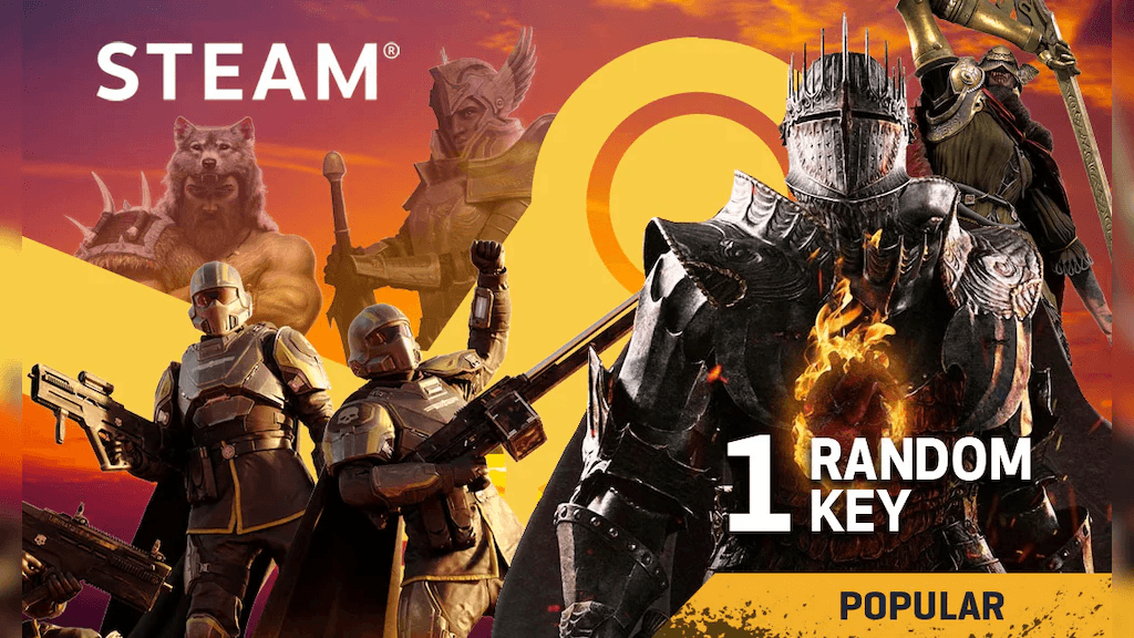 Steam Key POPULAR ACIMA DE R$200,00 KEY GLOBAL